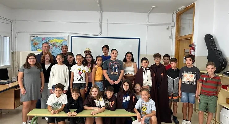 Desarrollamos un proyecto educativo en varios colegios de Los Pedroches por el día de San Miguel